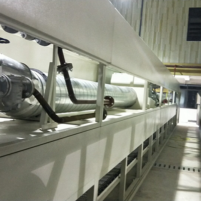 MCM生態公司安裝，新型陶瓷專用烘烤生產線-愛旺工業設備